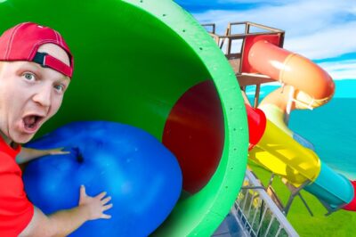 Testing the Craziest Water Slide Challenges: Giant Water Balloon, Orbeez, and More!